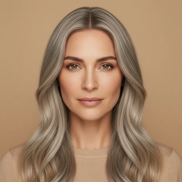 Ash Blonde на модели: средняя кожа