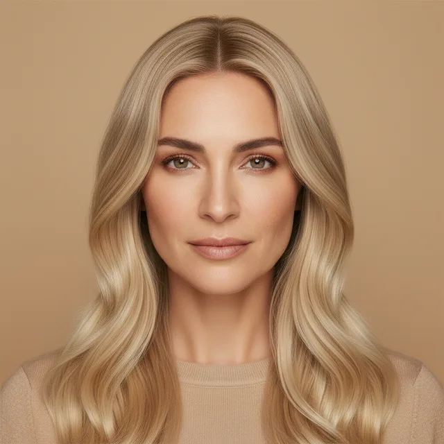 Brilliant Blonde на модели