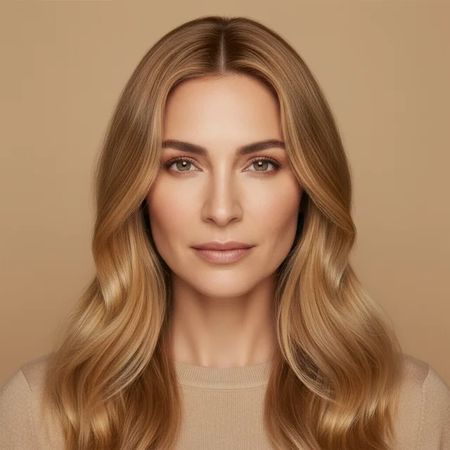 Butter-Gold Blonde на модели