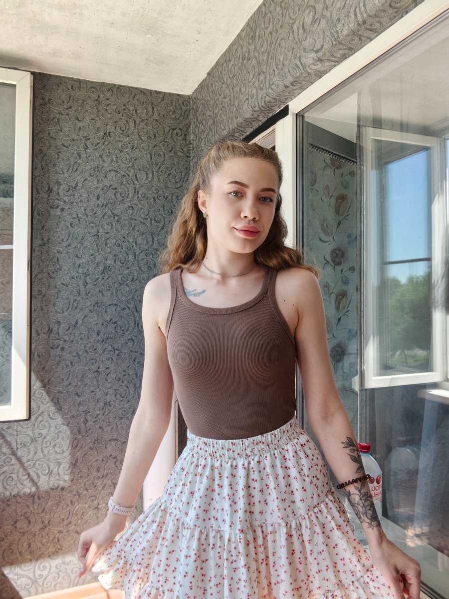 Юбка в мелкий цветочек на выходные
