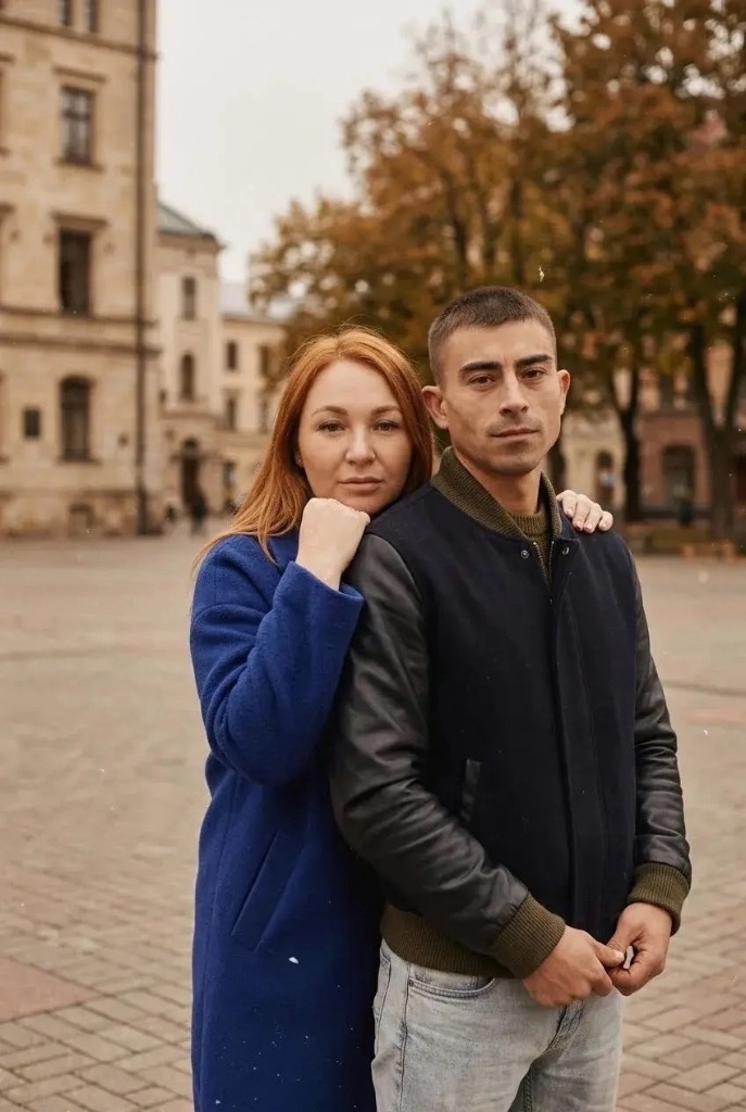 Тёмный бомбер и синее пальто на выходные